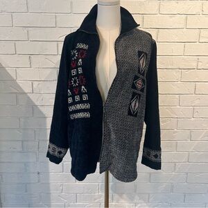 Vintage Y2K Chico’s Aztec Inspired Shacket Cardigan Women’s M